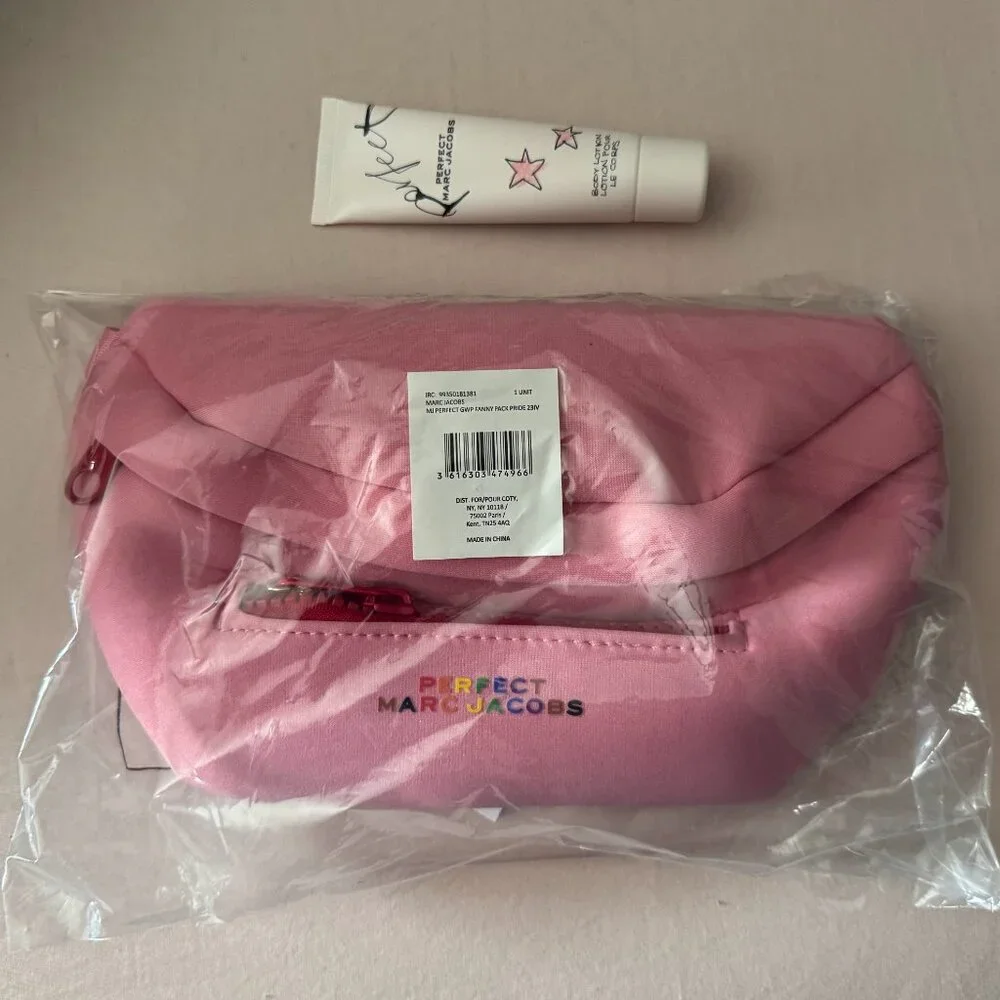 NWT Marc Jacobs Rainbow Pride Fanny Pack and Perfect Lotion - Picture 2 of 4